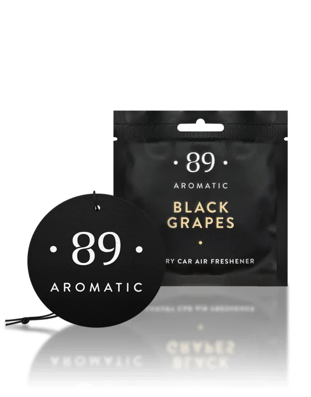 Black-Grapes-kabinama-popierinis-oro-gaiviklis Auto õhuvärskendaja Black Grapes - Image 1