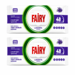Fairy Power Wipes lavendlilõhnalised niisked puhastuslapid 100 tk 2tk