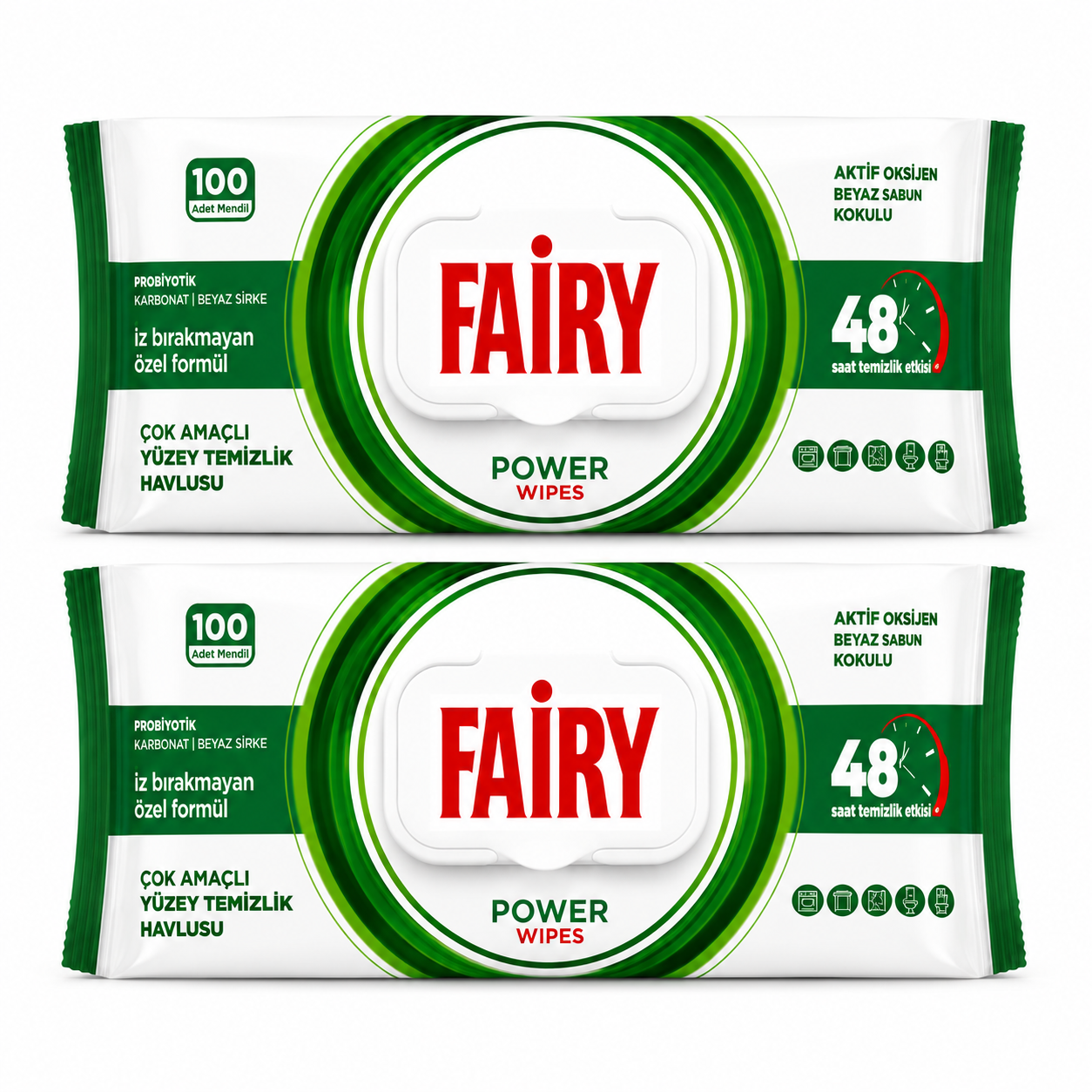 seep_3 Fairy universaalsed puhastuslapid valge seebi lõhnaga 100 tk 2tk - Image 1