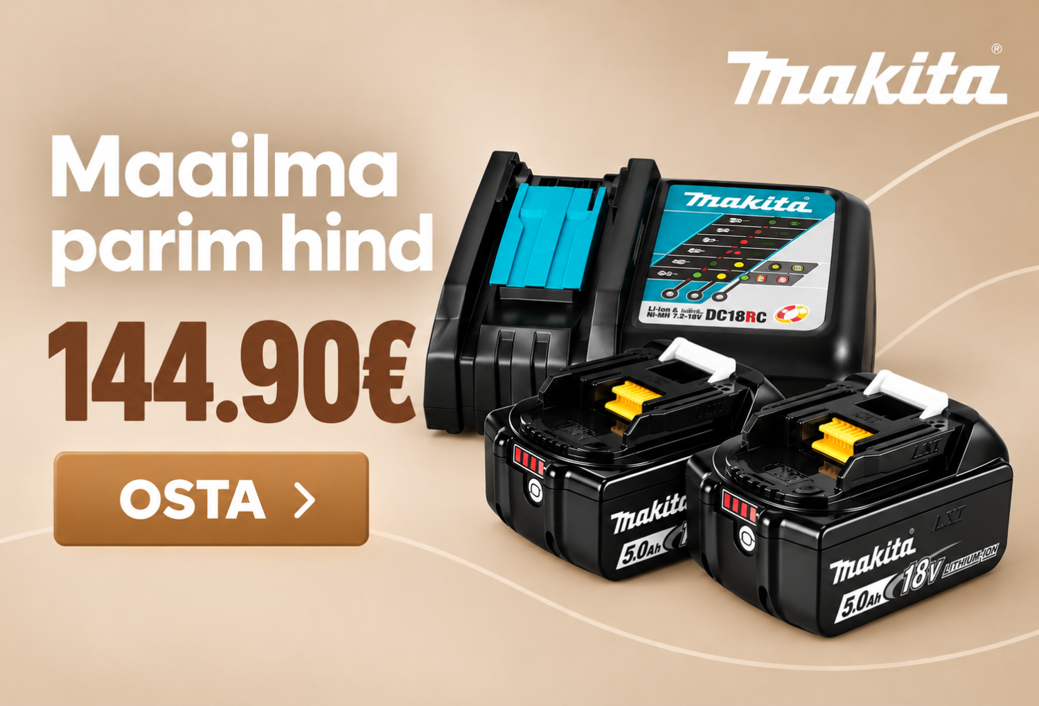 Makita Aku laadija smarttools