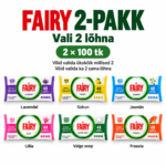 FAIRY puhastuslapid 100 tk